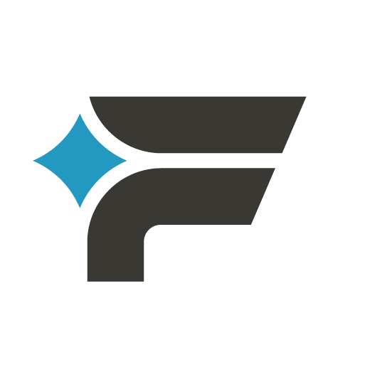 Badge Blue Serv Black Trasp